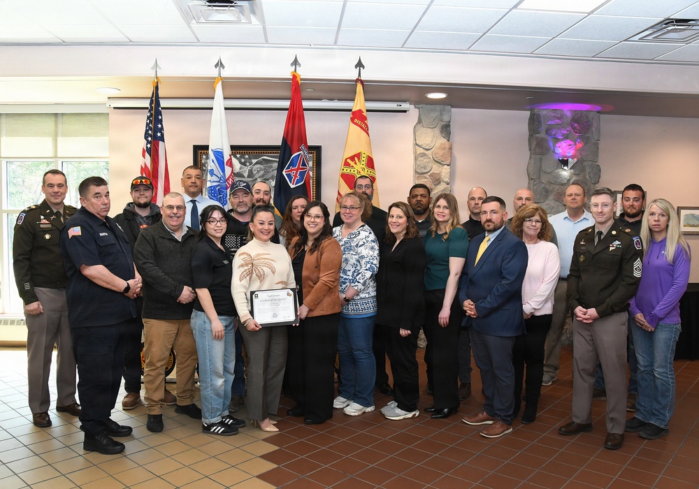 Fort Drum honors high performers during Civilians of the Quarter ceremony