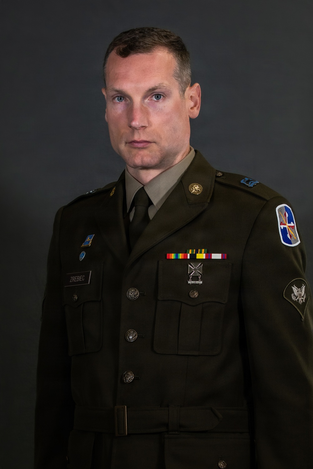 Region II Best Warrior Competitors pose for dress portraits