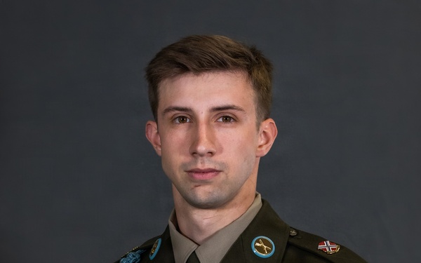 Region II Best Warrior Competitors pose for dress portraits