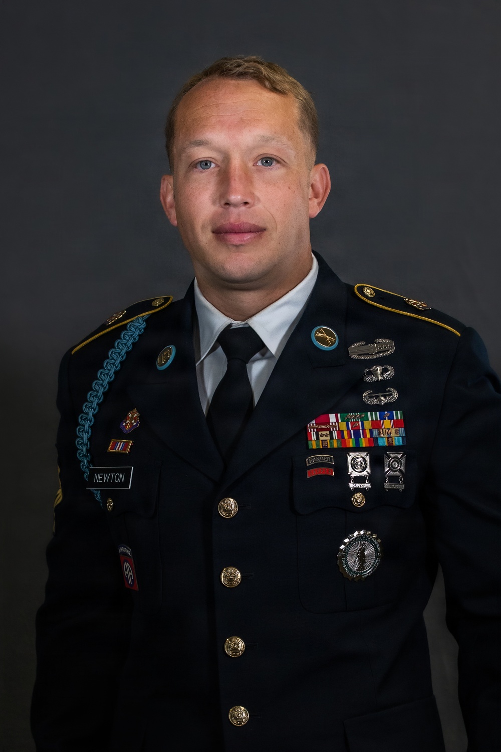 Region II Best Warrior Competitors pose for dress portraits