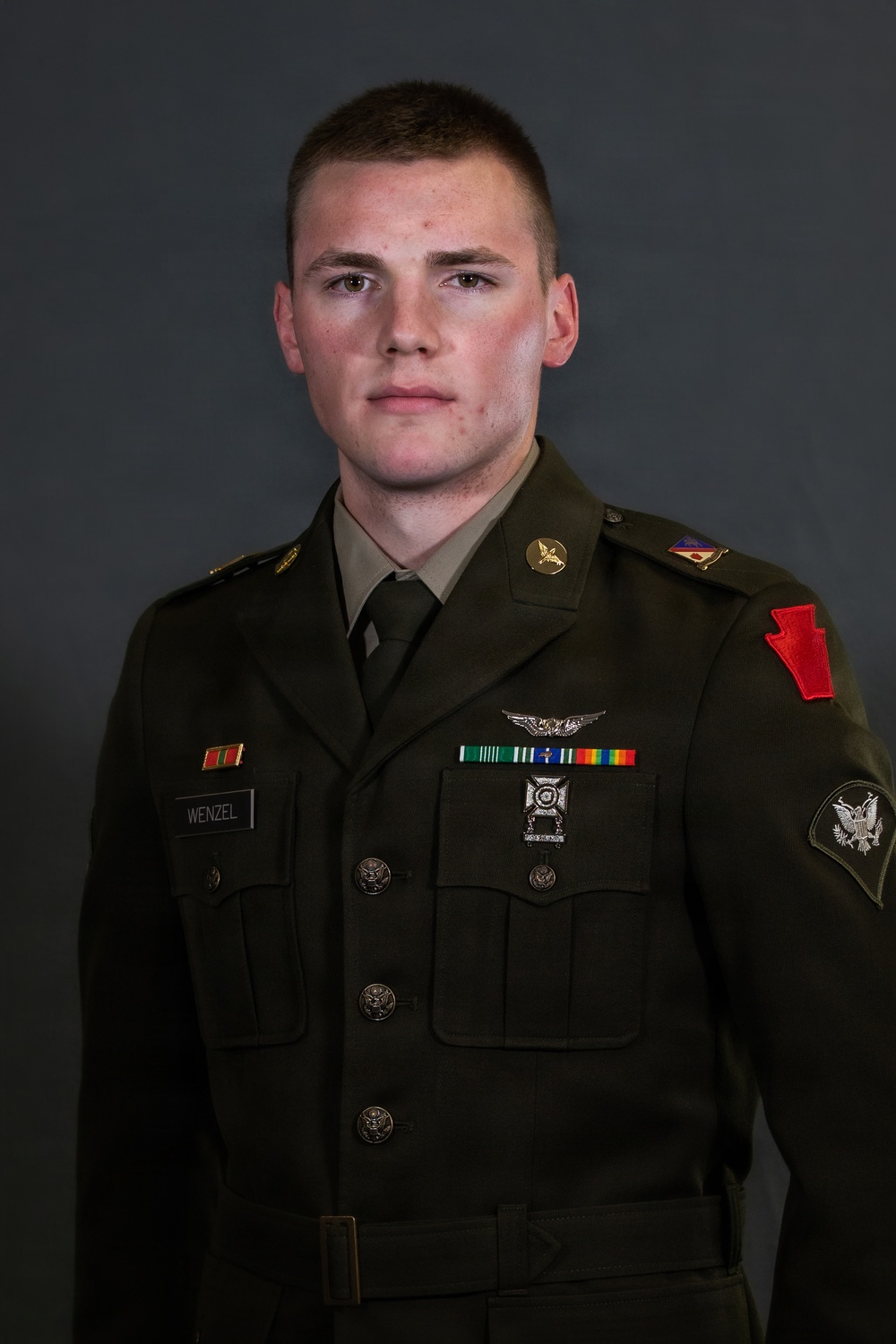 Region II Best Warrior Competitors pose for dress portraits