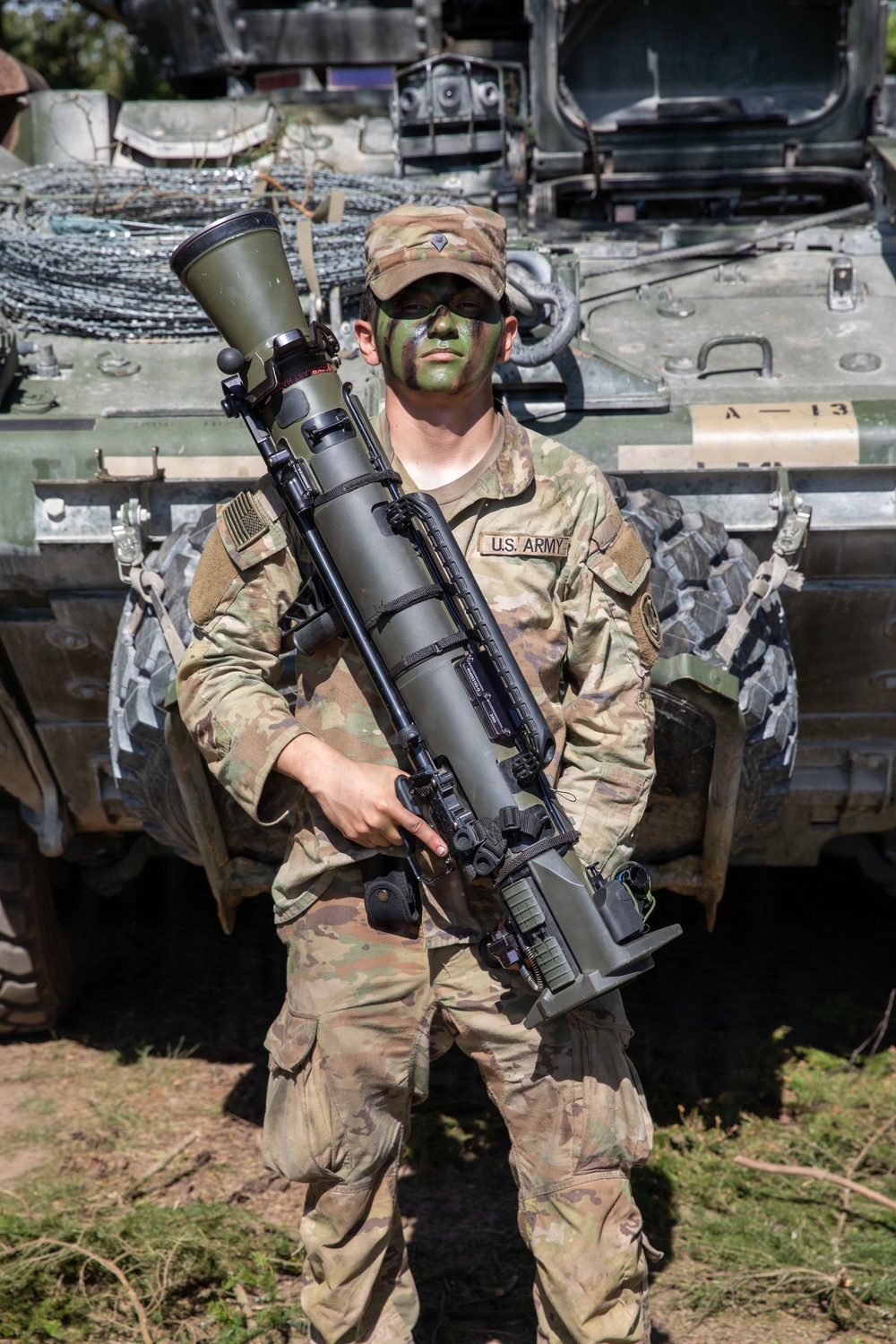 U.S. Army Spc. Francisco Hernandez portrait