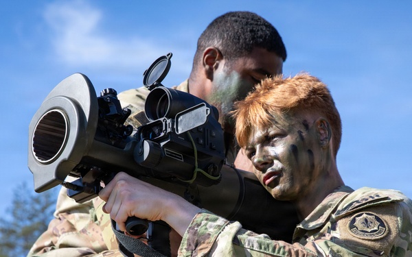 U.S. Soldiers in 2d Cavalry Regiment receive anti-tank weapons training for a live fire event