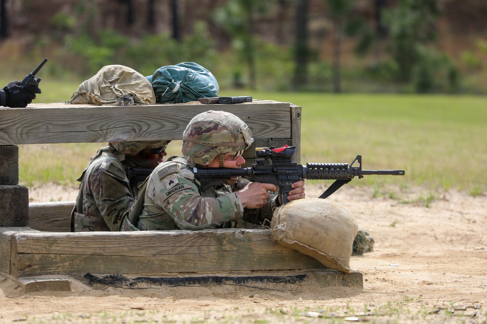 3rd Corps Sustainment Command Soldiers conduct defensive live-fire exercise at Fort Bragg