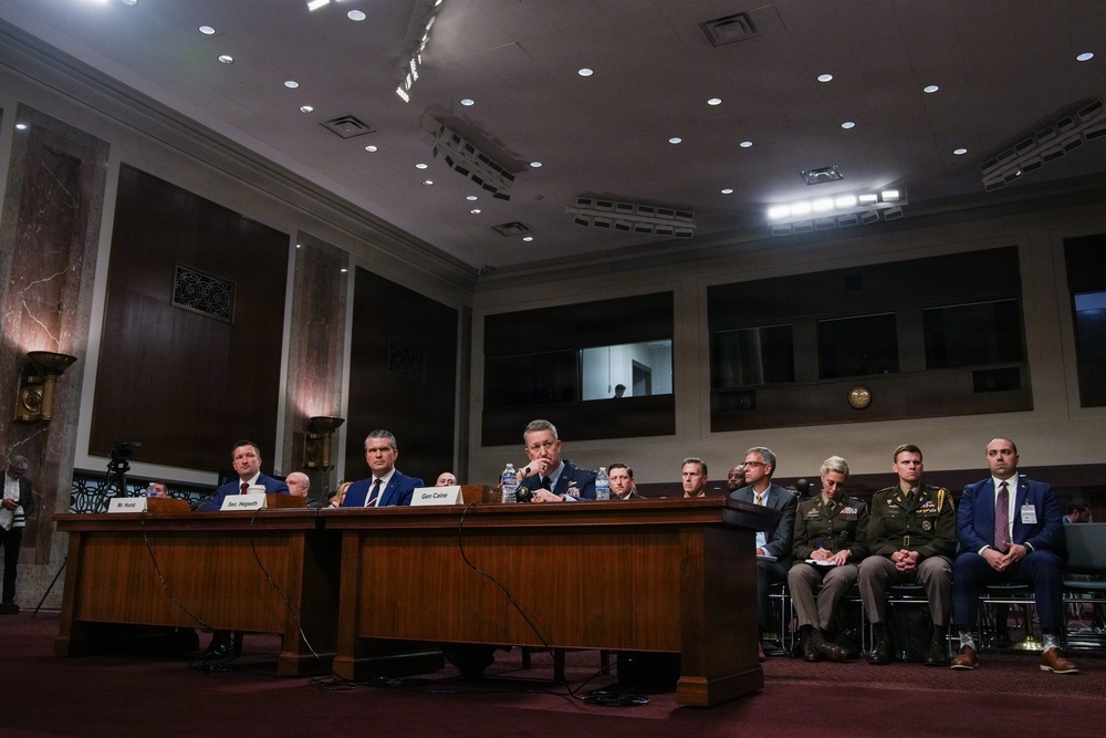 SECWAR, CJCS Testify at DoW SASC Hearing