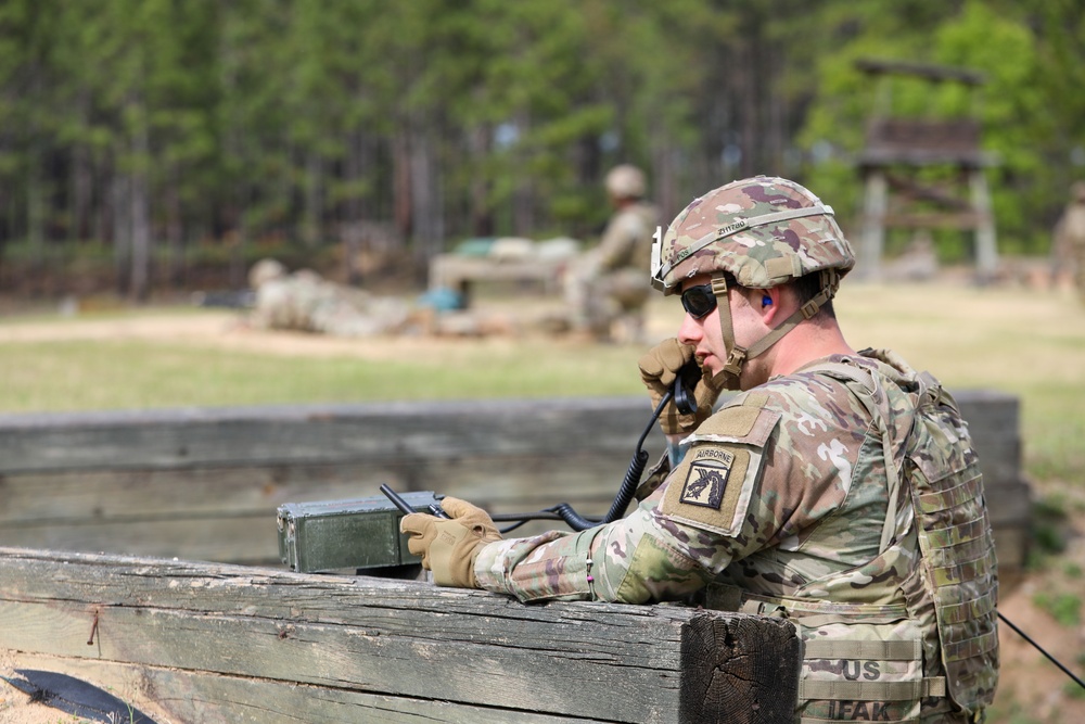 3rd Corps Sustainment Command Soldiers conduct defensive live-fire exercise at Fort Bragg