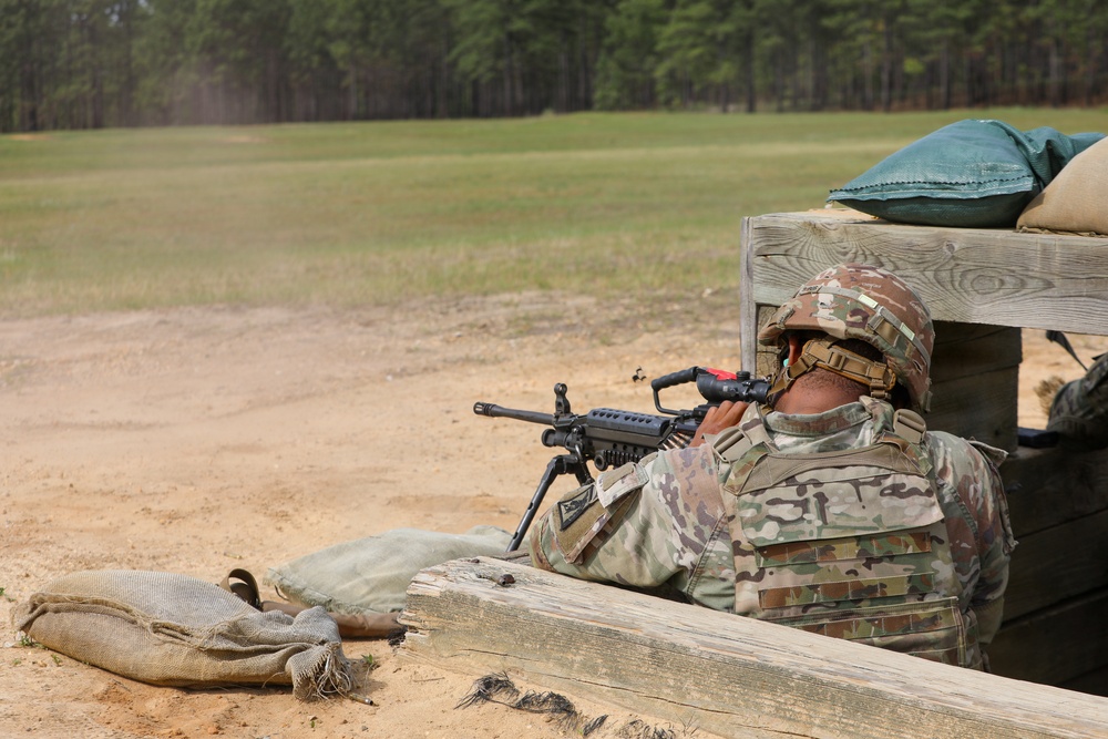 3rd Corps Sustainment Command Soldiers conduct defensive live-fire exercise at Fort Bragg