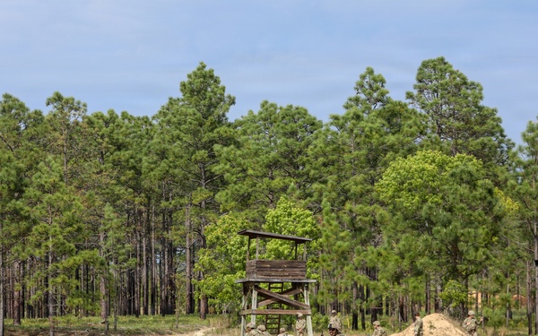 3rd Corps Sustainment Command Soldiers conduct defensive live-fire exercise at Fort Bragg