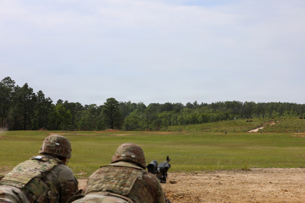 3rd Corps Sustainment Command Soldiers conduct defensive live-fire exercise at Fort Bragg