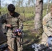 U.S. Soldiers from the 1st Squadron, 2d Cavalry Regiment assemble and tests drones
