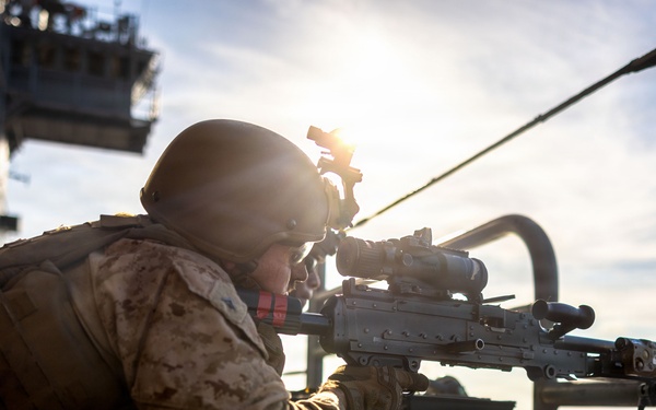 11th MEU Marines, Sailors Transit the Balabac Strait Abroad USS Boxer