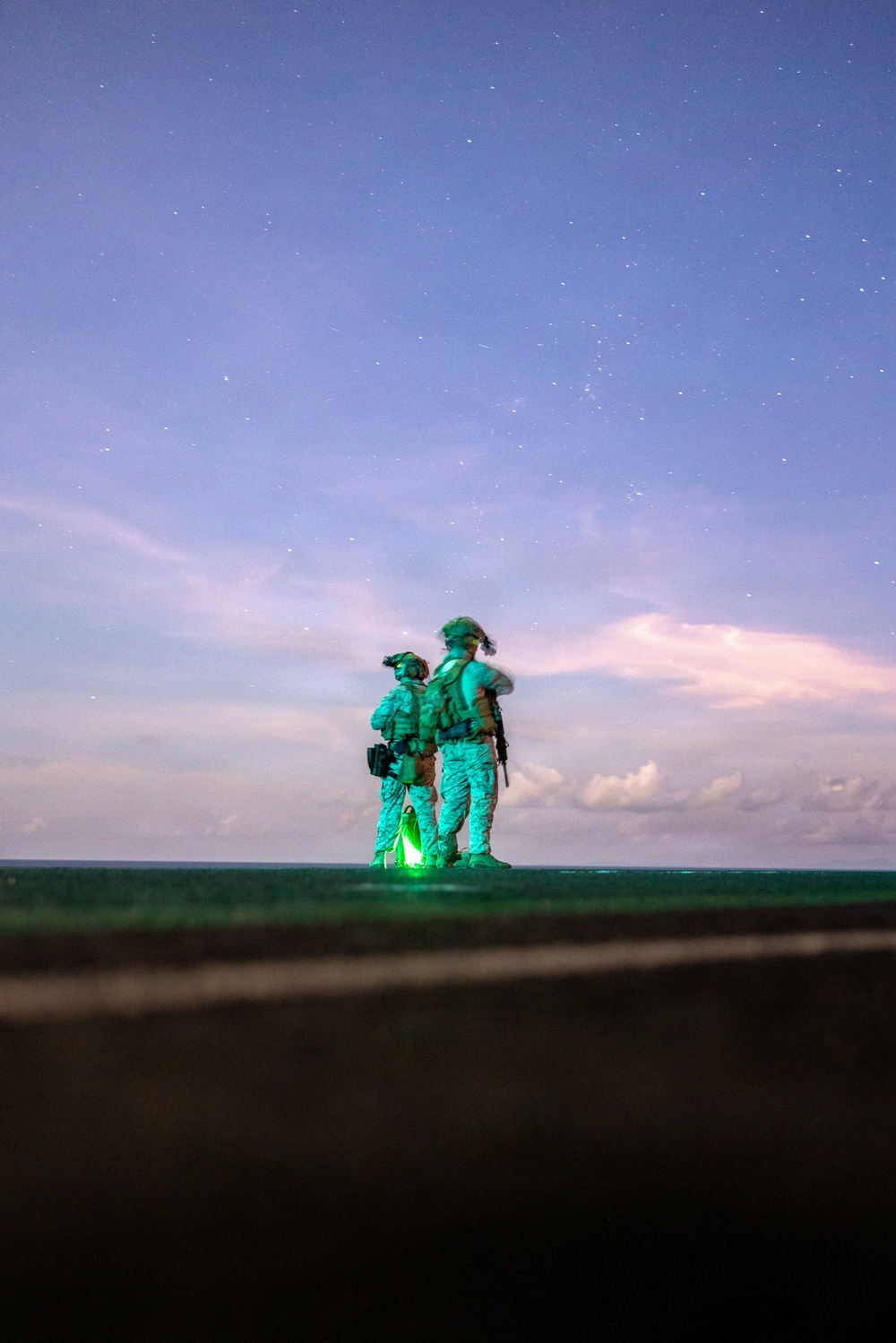 11th MEU Marines, Sailors Transit the Balabac Strait Abroad USS Boxer