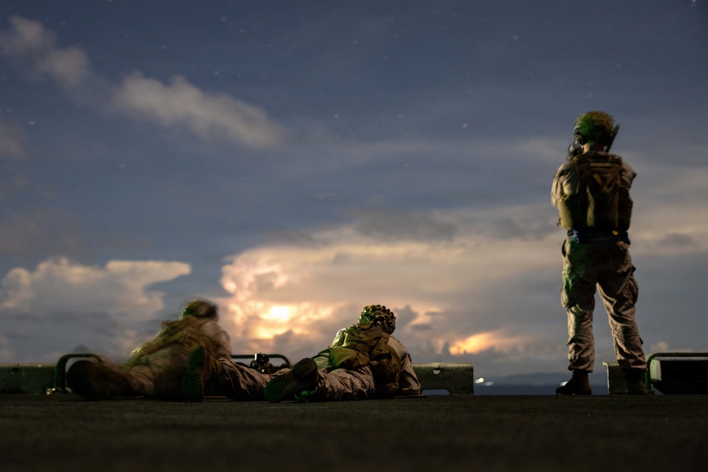 11th MEU Marines, Sailors Transit the Balabac Strait Abroad USS Boxer