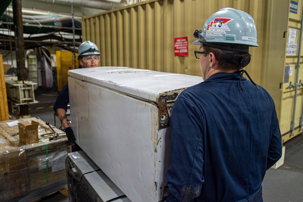 USS Ronald Reagan (CVN 76) Sailors Conduct Daily Operations