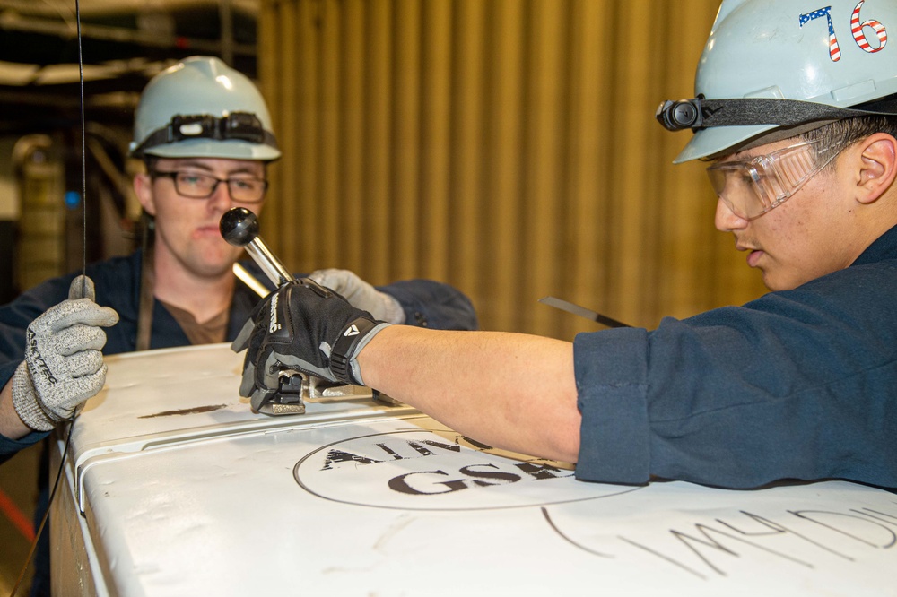 USS Ronald Reagan (CVN 76) Sailors Conduct Daily Operations