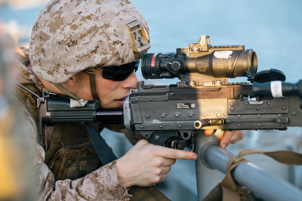 11th MEU Marines, Sailors Transit the Balabac Strait Abroad USS Boxer