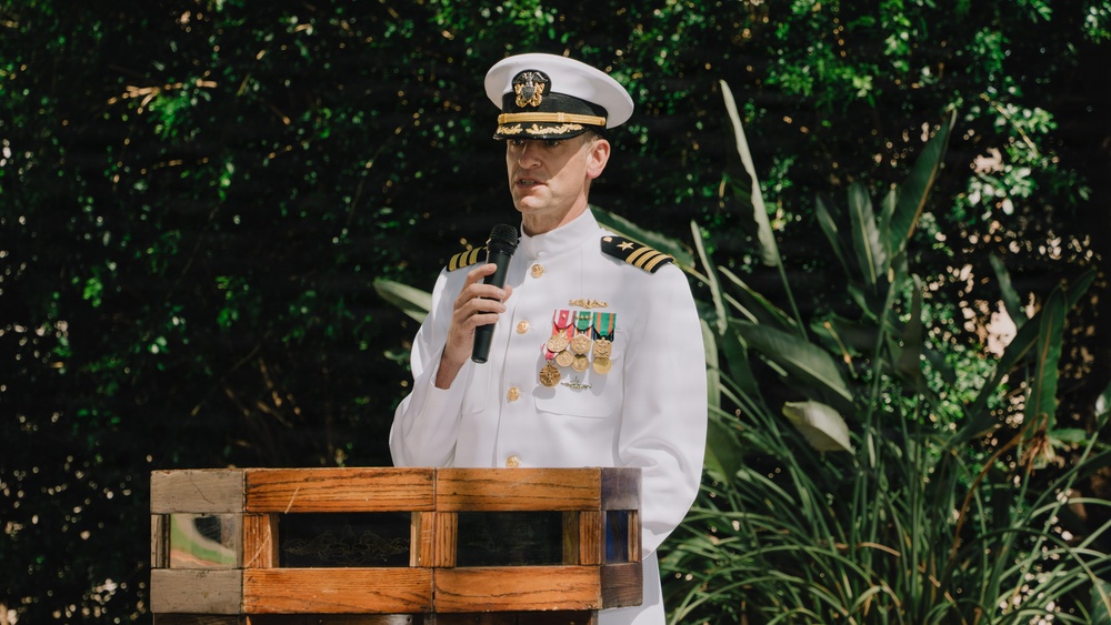 Submarine Readiness Squadron 33 Holds Change of Command Ceremony at Joint Base Pearl Harbor-Hickam