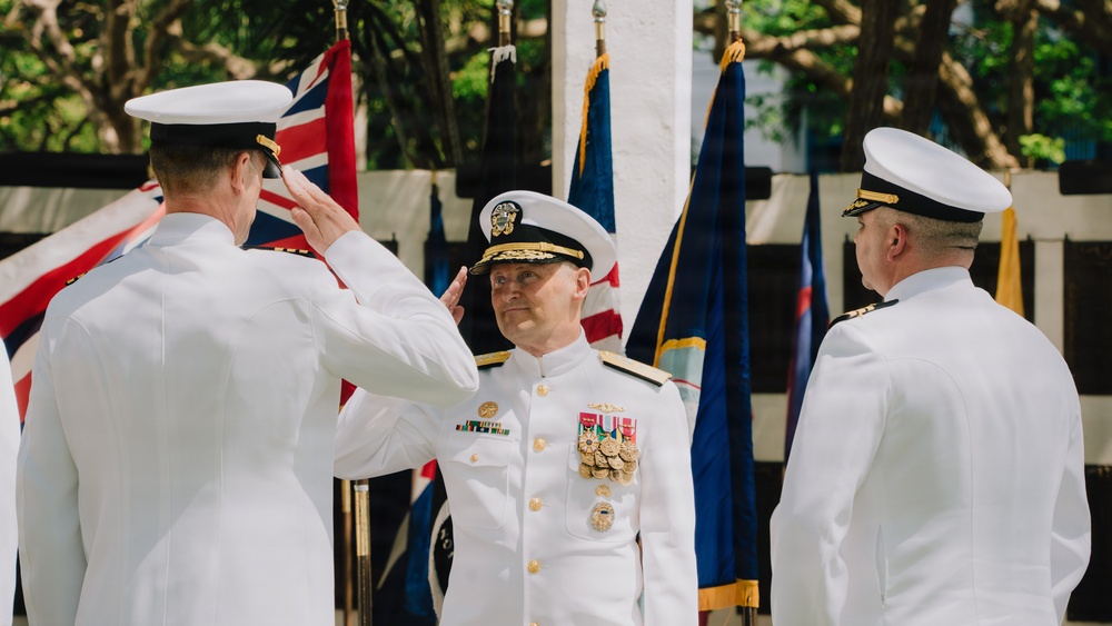 Submarine Readiness Squadron 33 Holds Change of Command Ceremony at Joint Base Pearl Harbor-Hickam