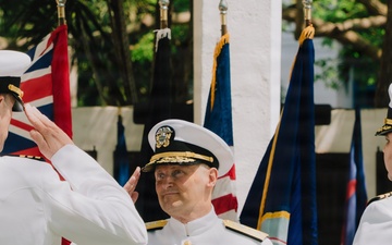 Submarine Readiness Squadron 33 Holds Change of Command Ceremony