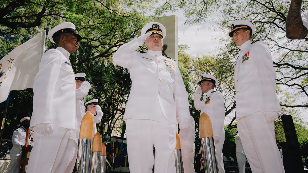 Submarine Readiness Squadron 33 Holds Change of Command Ceremony at Joint Base Pearl Harbor-Hickam