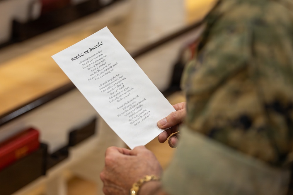 Marine Corps Installations East Chaplain Corps Hosts Service for National Day of Prayer