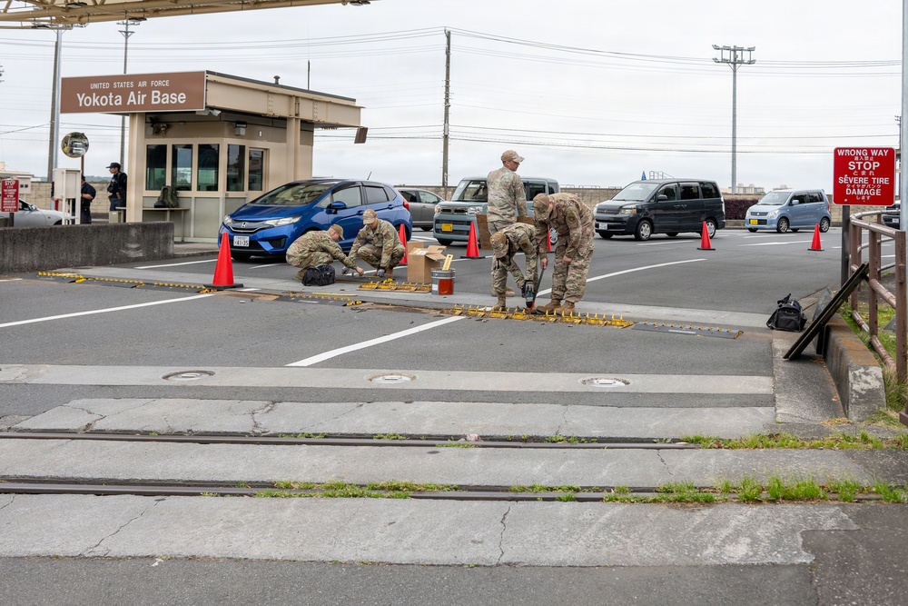 126th CES Deployed For Training to Japan