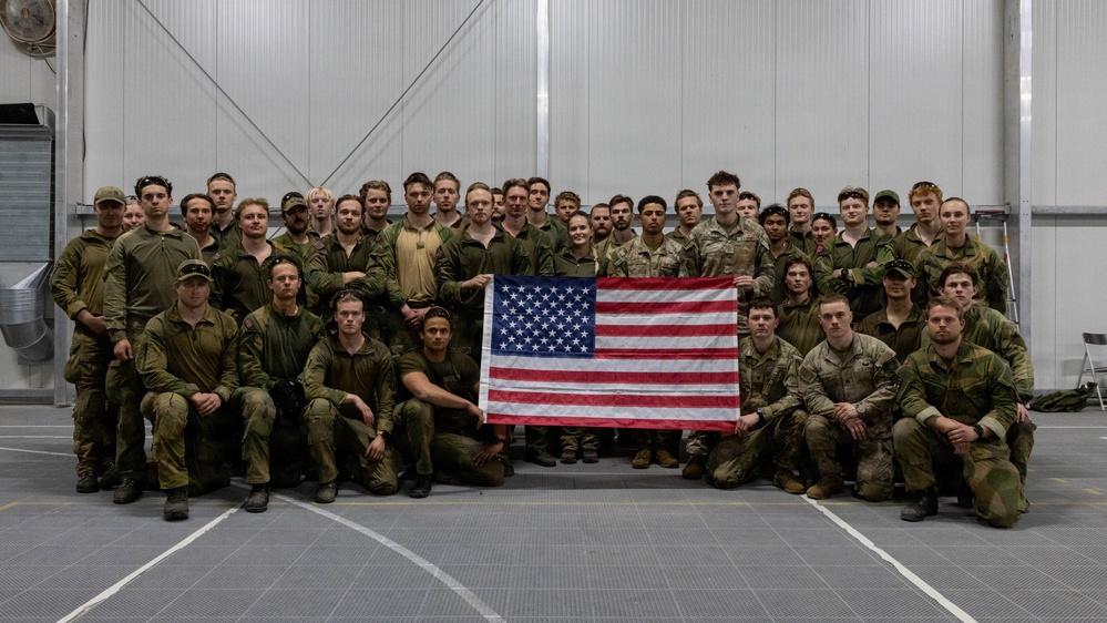 U.S. and Norwegian soldiers conduct close-quarters battle training in Lithuania