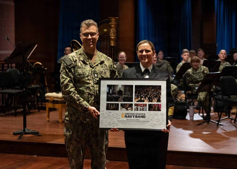 Chief Musician Adrienne Welker Retirement