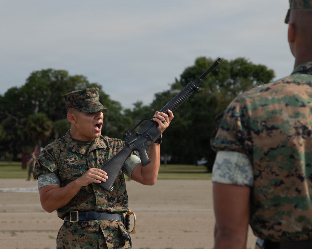 Drill Instructor School Close-Order Drill Practice