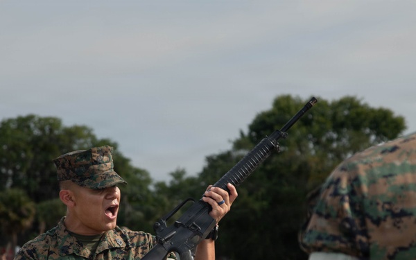 Drill Instructor School Close-Order Drill Practice