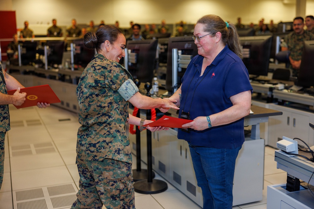 MCCOG presents Awards during Monthly Formation