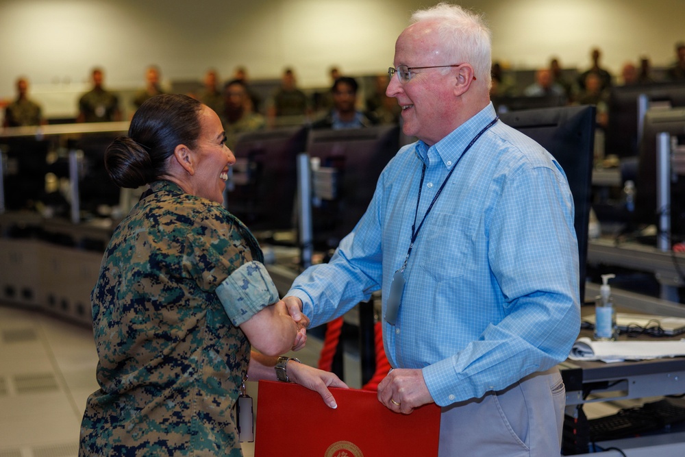 MCCOG presents Awards during Monthly Formation