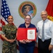 MCCOG presents Awards during Monthly Formation
