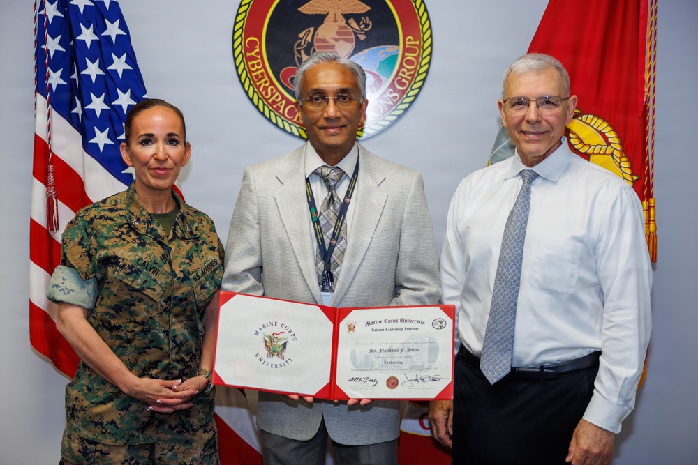 MCCOG presents Awards during Monthly Formation