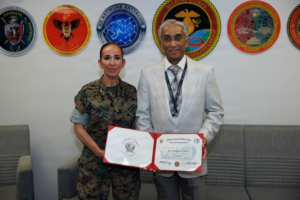MCCOG presents Awards during Monthly Formation