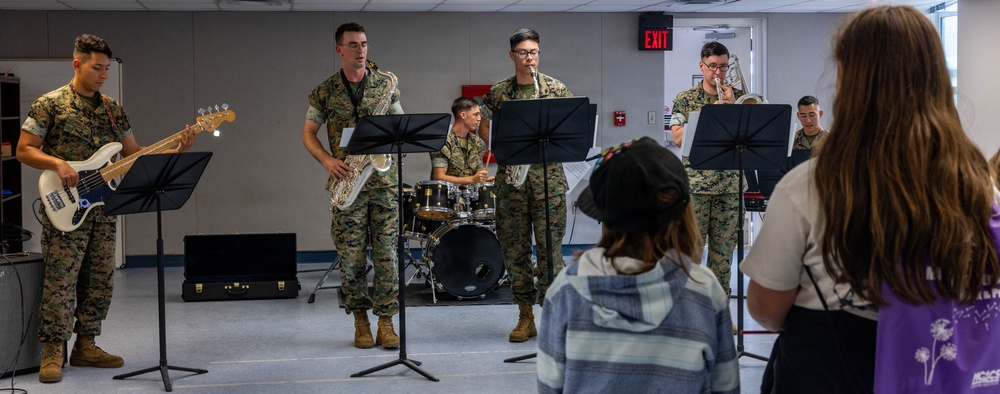 2nd Marine Division Band hosts Homeschoolers