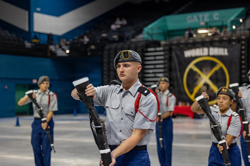 Ronald Reagan High School wins two championship titles at Army JROTC National Drill Competition