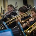 Navy Band Northwest attends a Jazz Clinic at Juneau-Douglas High School