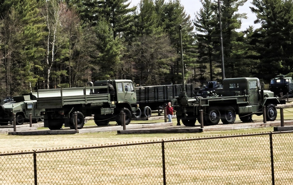 April views at Fort McCoy's historic Commemorative Area