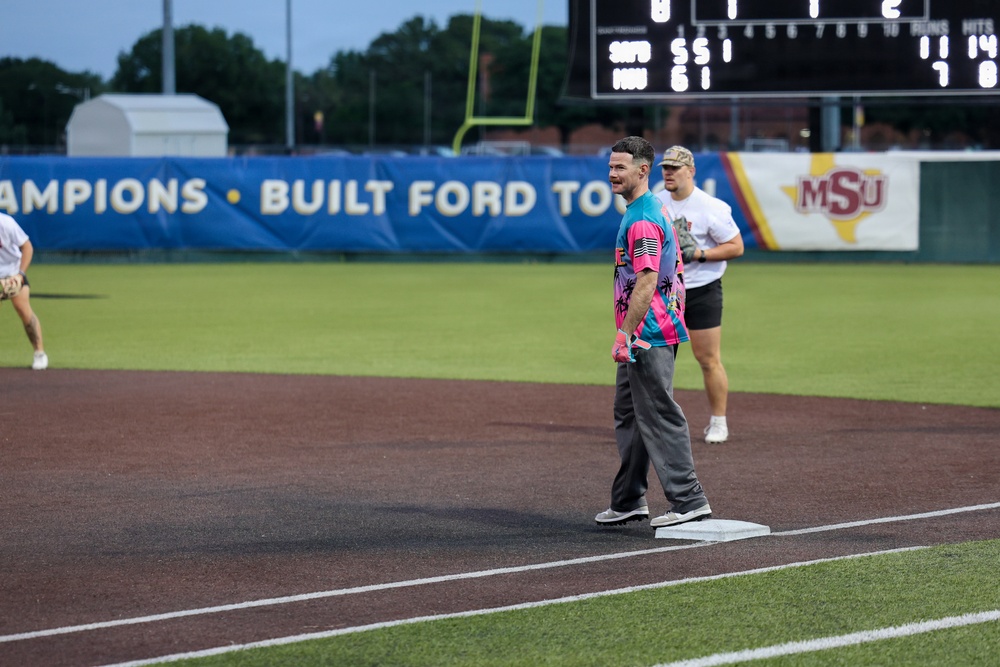Joint Operation Softball Game: Sheppard AFB and MSU Come Together on the Diamond