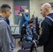 Navy Band Northwest attends a Jazz Clinic at Juneau-Douglas High School