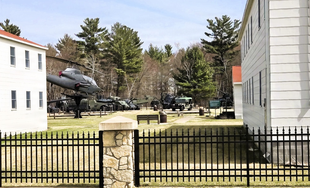 April views at Fort McCoy's historic Commemorative Area