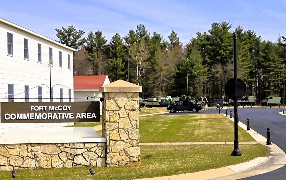 April views at Fort McCoy's historic Commemorative Area