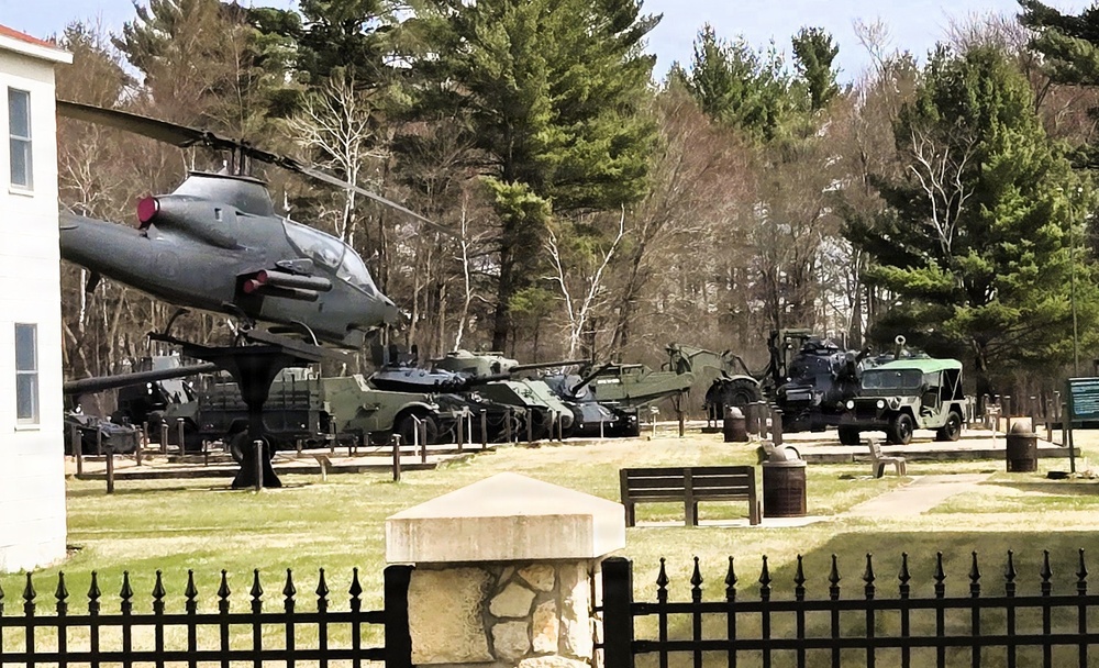 April views at Fort McCoy's historic Commemorative Area