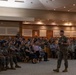 MCBH Commanding Officer Speaks to Service Members and Civilians During an All Hands Brief