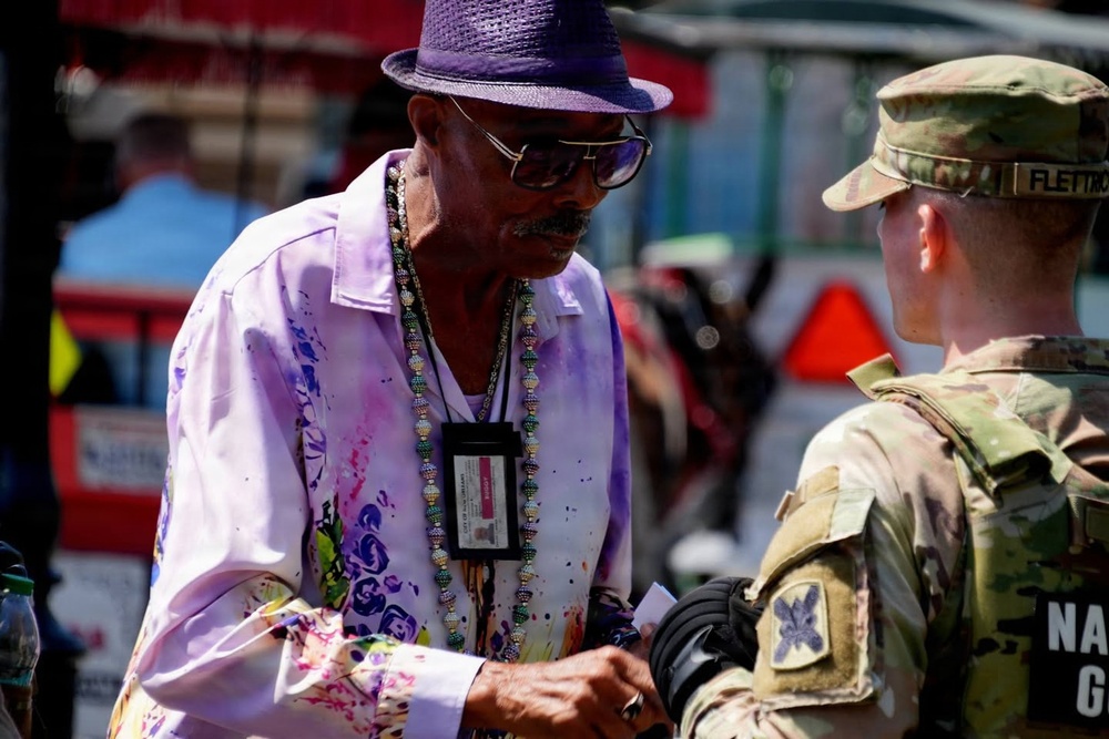 Louisiana National Guard Supports Festival Security Operations with Task Force NOLA