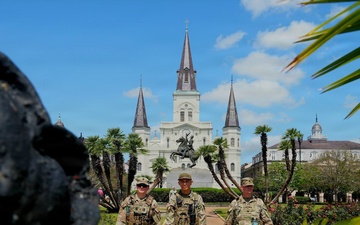 Louisiana National Guard Supports Festival Security Operations with Task Force NOLA