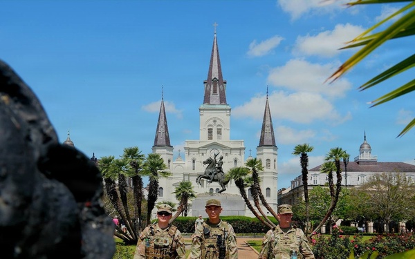 Louisiana National Guard Supports Festival Security Operations with Task Force NOLA