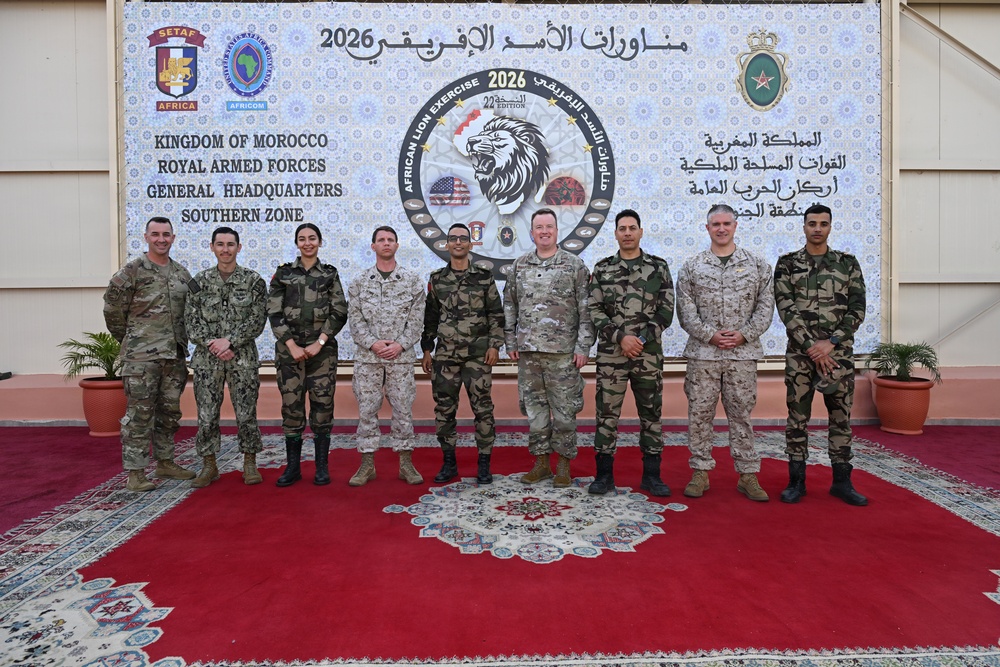 US service members participate in multinational academics during African Lion 26