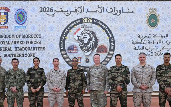 US service members participate in multinational academics during African Lion 26